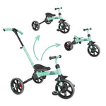 Yvolution Velo Flippa 4 in 1 Toddler Tricycle | Kids Balance Bike with Push Handle Ages 2-5 Years