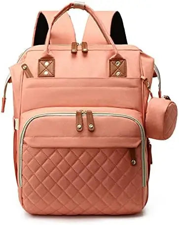 Diaper Bag Backpack Baby Bag, Baby Girl Boy Diaper Bag for Dad Mom with Pad, Travel Large Diaper Bags with Pacifier Case